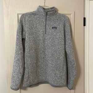 Like new. Womens better sweater quarter zip Patagonia pullover
